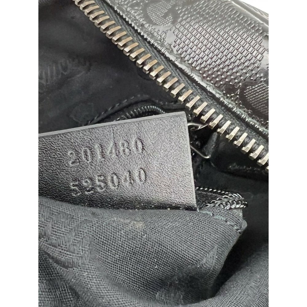 Gucci Briefcase GG Imprime Coated Canvas Black Monogram Business Bag - Picture 10 of 12